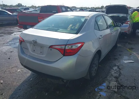 2016 Toyota Corolla L из США, поврежденный, VIN 5YFBURHE1GP407326